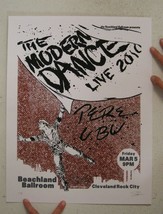 Modern Dance Poster Pere Ubu Silkscreen S/N March 5 2010 Cleveland - £35.23 GBP