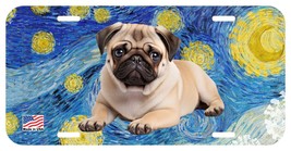 Pug Dog Lying Can Personalize Novelty Metal License Plate D - $8.90+