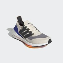 adidas Juniors Ultraboost 21 Running Sneakers GX2558 Beige/Solar Red  Size 5M - $114.36