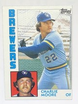 Charlie Moore 1984 Topps #751 Milwaukee Brewers MLB Baseball Card - $0.99