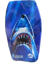 Boogie BodyBoard SHARK size 33 in Pro Shape With wrist Basic Leash Body ... - $18.95
