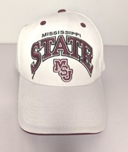MSU Mississippi State University Cap Hat Top Of The World White Embroidered NEW - £20.80 GBP