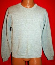 Vintage 80s RUSSELL ATHLETIC Tri Blend Rayon Heather Gray SWEATSHIRT M V... - £38.92 GBP