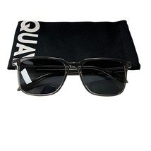 Quay Australia Algorithm Extra Large Square Sunglasses Grey Smoke 45MM - $88.11