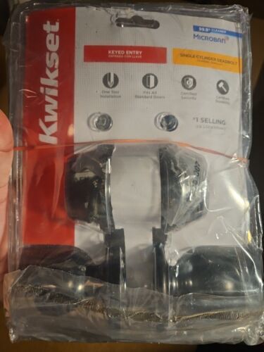 Kwikset Polo Venetian Bronze Exterior Entry Knob &amp; Single Cylinder Deadbolt - $28.71