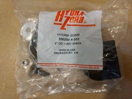 Hydra-Zorb Cushion Strut Clamps 100200-4-555 2&quot; OD Tube 304 SS (20 Lot) - £79.92 GBP
