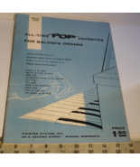 All-Time &quot;Pop&quot; Favorites for Baldwin Organs - Book One - vintage music book - $9.89