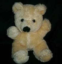 9&quot; VINTAGE DAN BRECHNER TAN / CREME BABY TEDDY BEAR STUFFED ANIMAL PLUSH... - $23.75