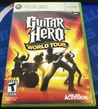 Guitar Hero World Tour (Microsoft Xbox 360) Complete/CIB! Tested &amp; Working!  - £11.76 GBP