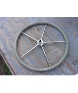 EDSON Steering Wheel 26&quot; stainless 5 spoke, 1&quot; Tapered shaft, leather co... - $420.75