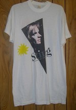Sting Nothing Like The Sun Concert Tour T Shirt Vintage 1987-88 Size Large - £86.52 GBP