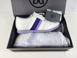 New G/Fore Gallivanter Ladies Golf Shoes Spikes Purple Violet Grosgrain 10.5 - £110.64 GBP