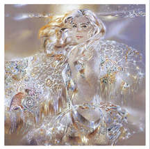 XXL - 5D Diamond Painting - Beautiful Crystal Girl - £50.08 GBP+