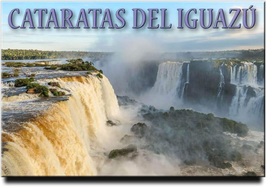 Iguazu Falls Fridge Magnet Argentina Brazil Travel Souvenir - £8.24 GBP
