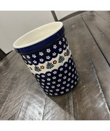 Polish Pottery Kitchen Utensil Holder from Zaklady Boleslawiec Flower Le... - €33,89 EUR