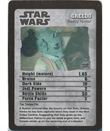 GREEDO Star Wars Top Trumps Card Game Card by Disney 6&quot; x 4&quot; - £2.33 GBP