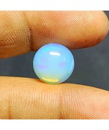 Opal Round Shape Stone, Natural Ethiopian Opal Cabochon Welo Fire Opal L... - £60.35 GBP