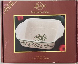 Lenox American by Design Holiday 10&quot; Square Baker In Box Oven Safe - £39.30 GBP
