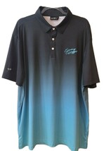 Sunday Swagger Polo Shirt Men&#39;s 2XL XXL Black Golf Performance Ombre Str... - €27,20 EUR