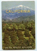 Union Pacific Railroad CALIFORNIA Travel Booklet &amp; Regional Map 1950 - $17.82