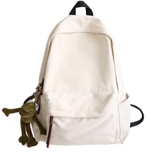 New Trend Women&#39;s Backpack High Quality Nylon Fabric Backpack Simple Solid Color - £37.65 GBP