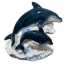 Dolphins Figurine Statue Herco Collection 5.5” - £11.78 GBP