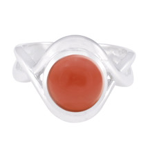 Handgefertigter Schmuck Roter Onyx-Edelsteinringe für Halloween-Geschenk AU - $29.13+
