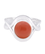 Handgefertigter Schmuck Roter Onyx-Edelsteinringe für Halloween-Geschenk AU - $39.56 CAD+