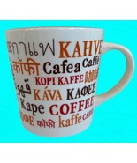 Starbucks Multi-Language Coffee Mug Cup 16 oz COFFEE In Many Languages 2008 - £12.43 GBP