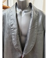 Biarelli Mens Black Snakeskin Leather Single Breasted Blazer Jacket Size... - £171.64 GBP