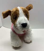 Build A Bear Plush Dog Jack Russell Terrier Stuffed Animal Toy 16&quot; Brown... - $13.36