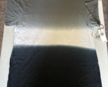 Mister NY Men&#39;s Cotton 3 Part Dip Dye T-Shirt Grey/White/Black-2XL - $24.97