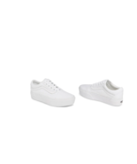 Vans Old Skool Platfor, True White, Size US Men 6.0 - US Women 7.5 - $64.34