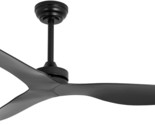 52-Inch Outdoor Ceiling Fan Without Light With Remote Control,, And Bedr... - £122.75 GBP