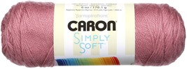 Caron Simply Soft Solids YarnPlum Wine - $15.36