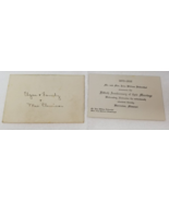 50th Anniversary Invitation 1870 1920 Delbenthal Warrenton Missouri Antique - $15.15