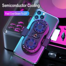 Mobile Phone Double Fan Radiator Holder Cooling Gamepad Game Cooler For ... - €18,03 EUR