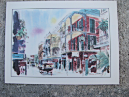 Vtg ESSO Tony the Tiger City card Print New Orleans French Quarter Bourbon St - £6.90 GBP