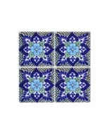 Gift Toy Blue Flower Ornamental Floor Tile 2X2 Construction Piece Minifi... - $4.99