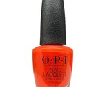 OPI Nail Polish A Red-Vival City, Lacquer, Coral Dark Red, 0.5oz 15ml - £8.68 GBP