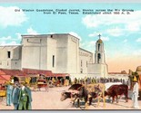 Old Mission Guadalupe Ciudad Juarez Mexico UNP DB Postcard K8 - £5.51 GBP