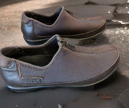 Aetrex Berries Brown Zip Top Comfort Walking Shoes Women's Size 9 W - $24.74