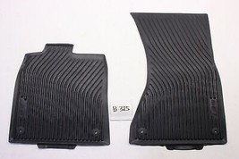 New Audi OEM Front Black All Weather Rubber Floor Mats S6 2012-2018 Pair A6 Mat  - $74.25