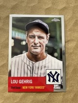 2022 Topps Chrome Platinum Anniversary Baseball #4 Lou Gehrig YANKEES - £3.10 GBP