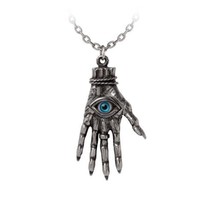 Alchemy Of England P953 Hand of Glory Necklace Gothic Pendant Hamsa Eye ... - $55.44