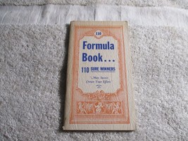 Vintage 1943 How To Make assorted things 110 Formula Book - $12.86