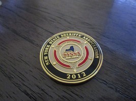 New York State Sheriffs Association 2012 Medallion Member Challenge Coin #602R - £14.78 GBP