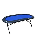 INO Design 73&quot; Oval Poker Table - Green Felt - $263.99