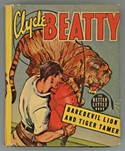 BLB Clyde Beatty Daredevil Lion and Tiger Tamer VF 8.0 1939 Whitman 1410 - £58.38 GBP