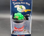 Vintage Budweiser Talking  Beer Mug Frog &quot;Bud-Weis-Er&quot; 1996 King of Beer... - $17.32